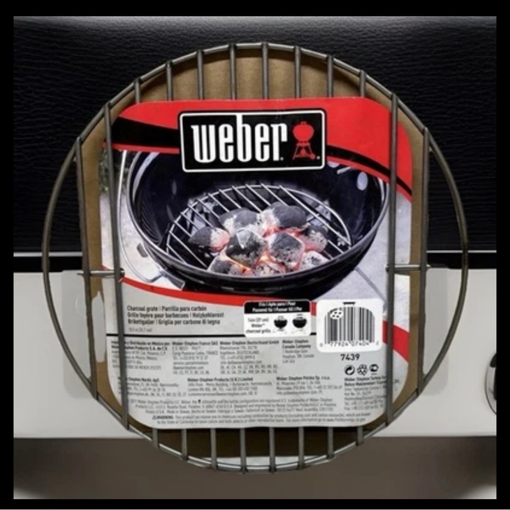 7439 Replacement Charcoal Grate for 14” WEBER Charcoal Grills 10.5” dia. NEW